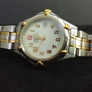 Wenger Swiss Military Gold & Silver Tone Date